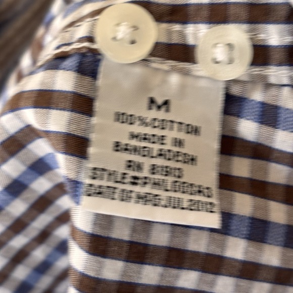 Paper Denim Cloth PD&C Western Men Large‎ Long Sleeve Plaid Medium - Picture 9 of 10